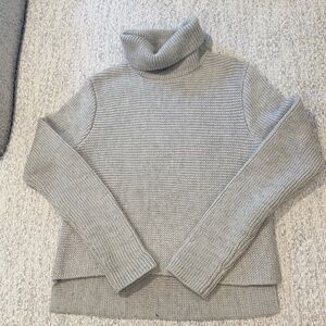Alexander Wang Gray Knit Turtleneck Sweater